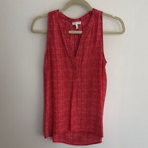Joie Red Sleeveless Blouse